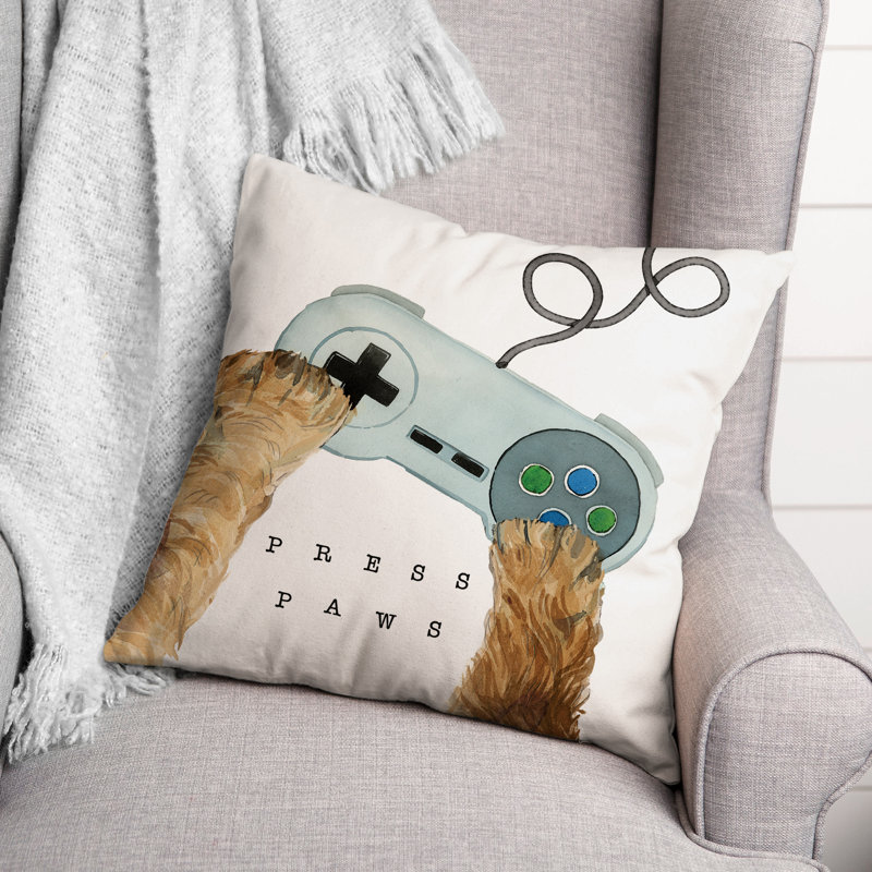 Polyester Throw Square Pillow Cover & Insert
