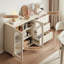 Buffet de rangement et de style crème