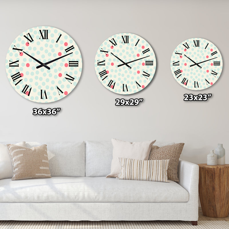 Horloge murale très grande, Moyen