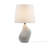 Asymmetrical Ceramic Table Lamp Grey See Below