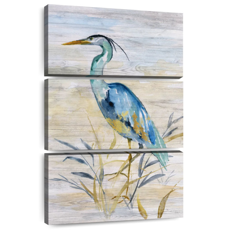 Brampt Blue Heron II, 32" H x 20" W