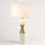 Lampe marbre blanc