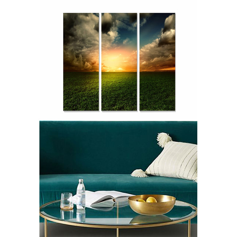 East Urban Home 3 Piece Unframed Print on MDF | Wayfair