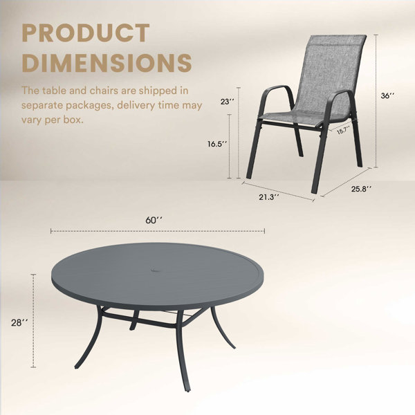 Dimensions du produit