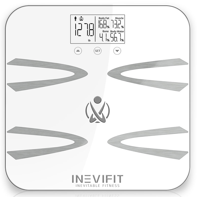 INEVIFIT Digital Body Analysis Scale, White