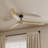 72" 6-Speed Ceiling Fan With Remote Control