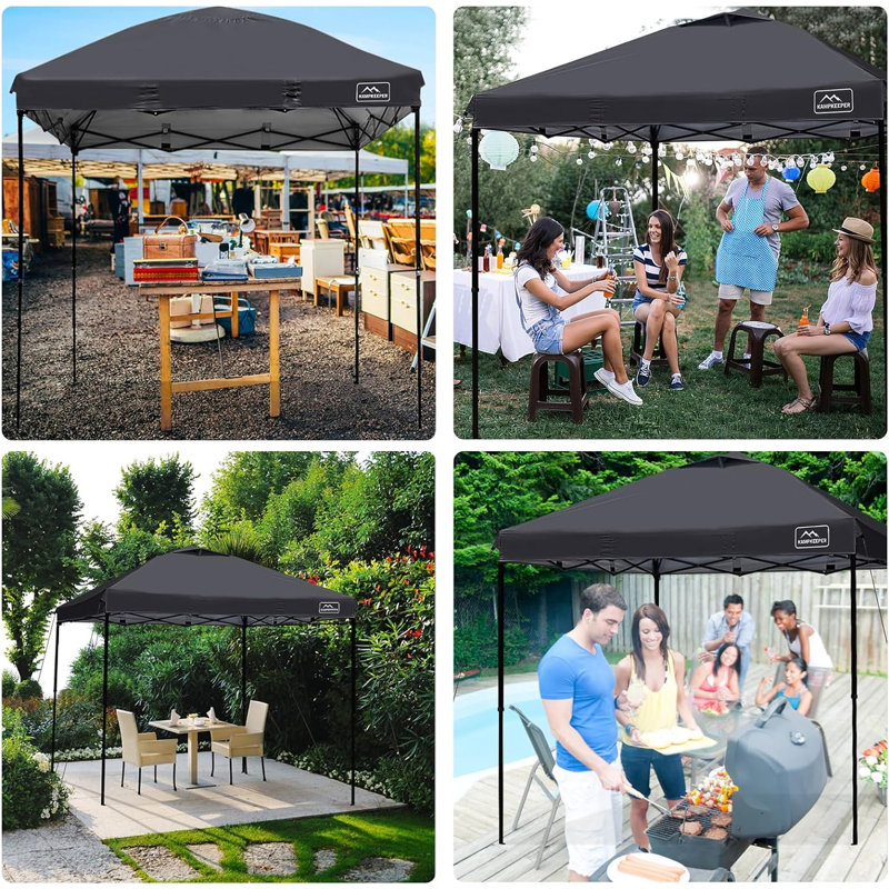 Tente pop up commerciale pour 12 personnes, Noir