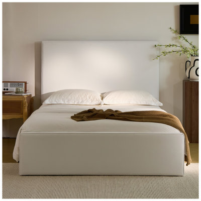 Lit plateforme tapissier Lucas