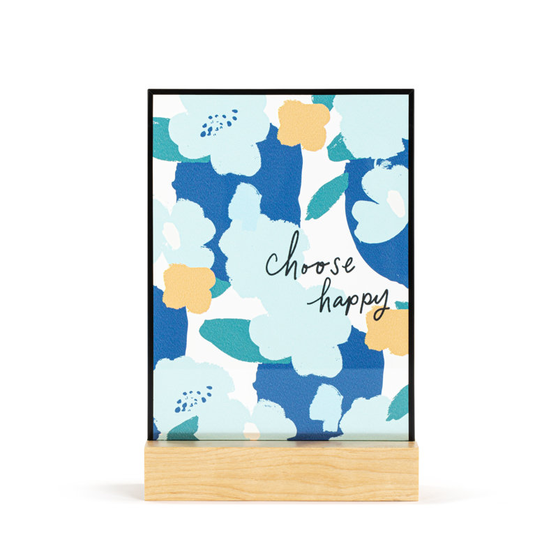 Choose Happy Large Suncatcher - 5X7in