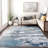 Willington Abstract Gray/Blue Rug-1550605195