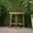Outdoor Half-Round Folding Acacia Wood Bistro Table （Only Include Table)
