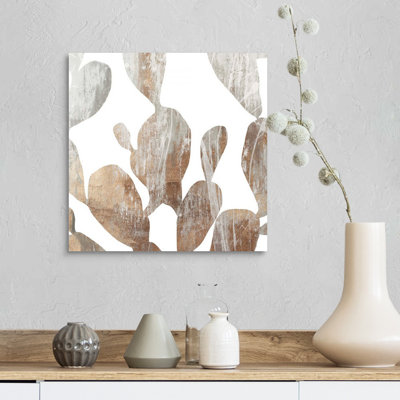 Feuillage en marbre II-impression sur toile