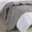 Chenille Chunky Knit Throw-1221043083