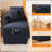 81'5" Convertible Sleeper Sectional Sofa With Pull-Out Bed with USB and Side Pockets-467596959