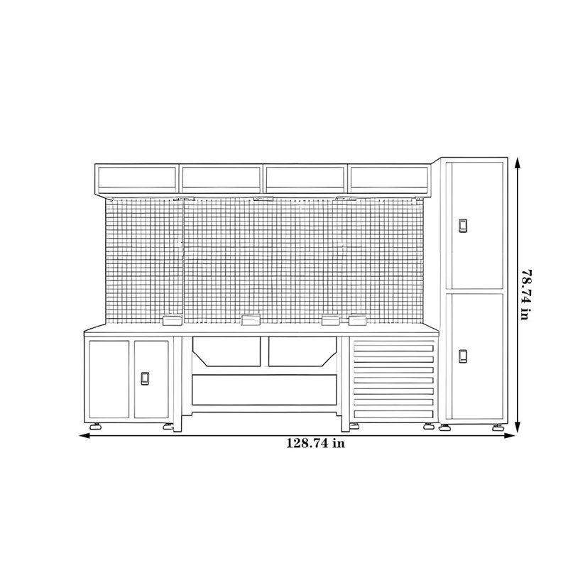 Heavy-Duty Metal Tool Cabinet for Automotive