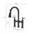 Bridge Kitchen Faucet With Pull-Down Sprayhead In Spot
