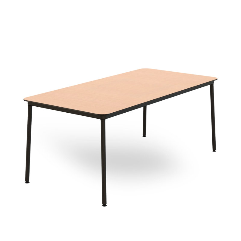 Table de salle à manger Hub, H 29,53 po x L 70,87 po x l 35,43 po, Chêne naturel