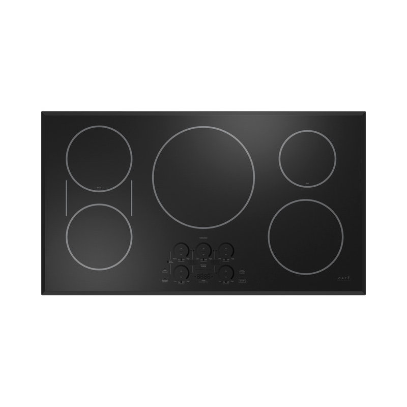 36" Electric Cooktop with 5 Elements, Black