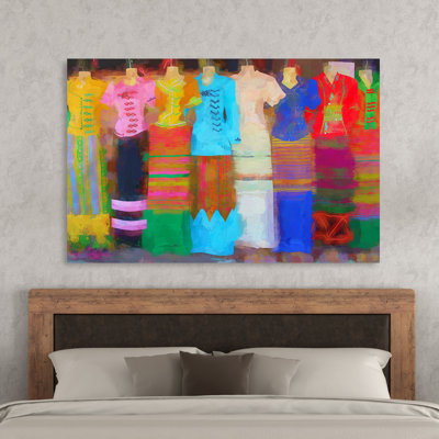 " Boho Dresses 205 " Painting Print