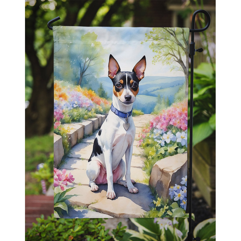 Drapeau de jardin en polyester H 15,5 po x l 11,25 po Taito
