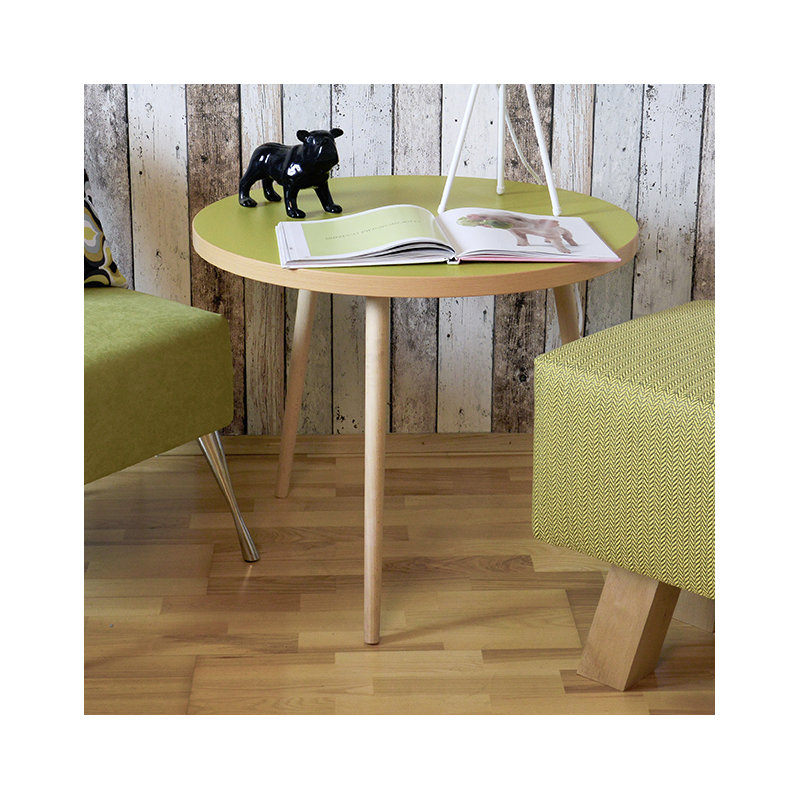 Cube Four Leg Coffee Table, Lime