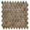 Mouma 7/8" x 1-5/8" Diamond Glass Mosaic