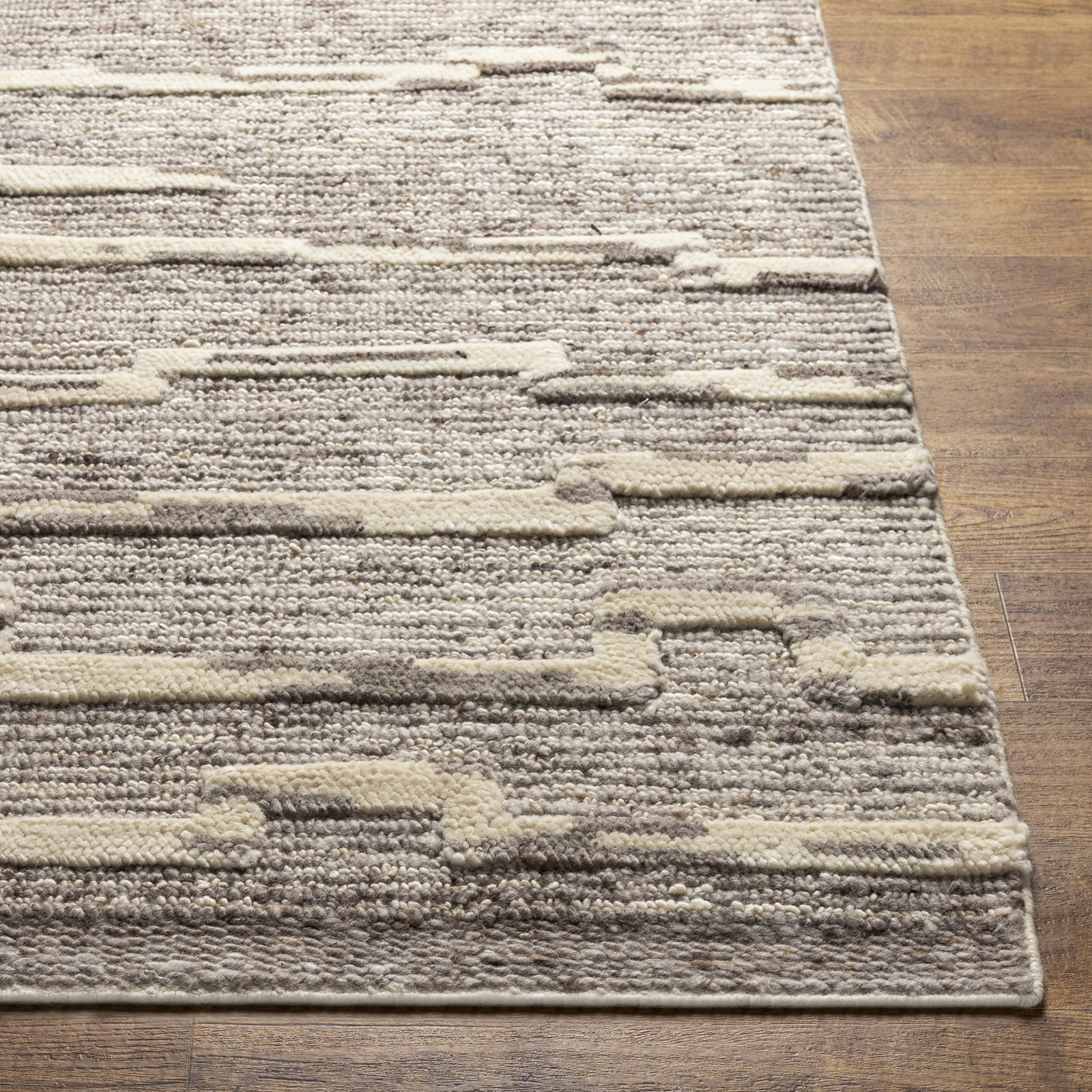Penina Hand-Woven Abstract Rug, Rectangle 5' x 7'6"