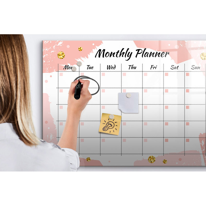 Magnetic Glass Dry Erase Board