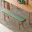 Log Style Premium Cherry Wood Dining Table Set