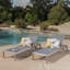 Chaises longues inclinables de 77,56 po Caggiano-117443172