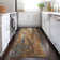 Machine Washable Indoor/Outdoor Cinead ACN1683 Rust Rug