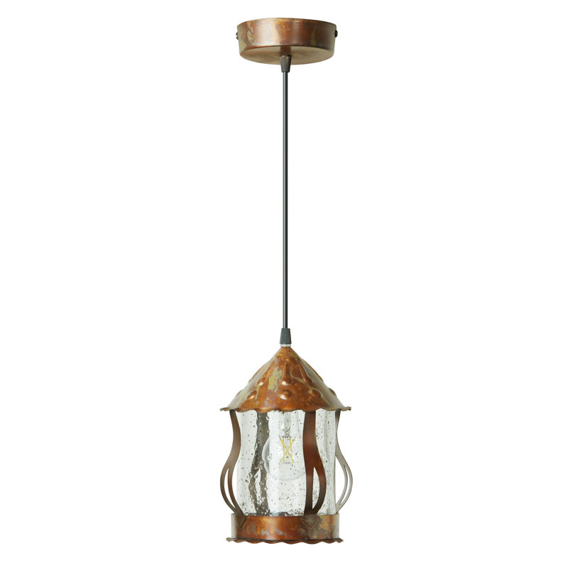 Luminaire suspendu lanterne à 1 lumière Jeromesville