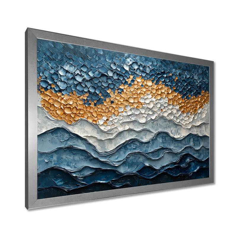 Wirth - Coastal Canvas Art Print, H 24 po x l 32 po, Reproduction encadrée d'une seule photo, Argent argent