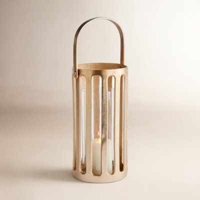 Avelar Aluminum Lantern Candle Holder