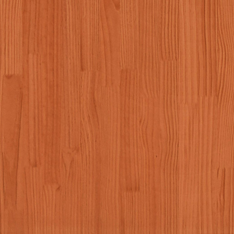 Storage Bed, 200 x 200cm, Wax Brown