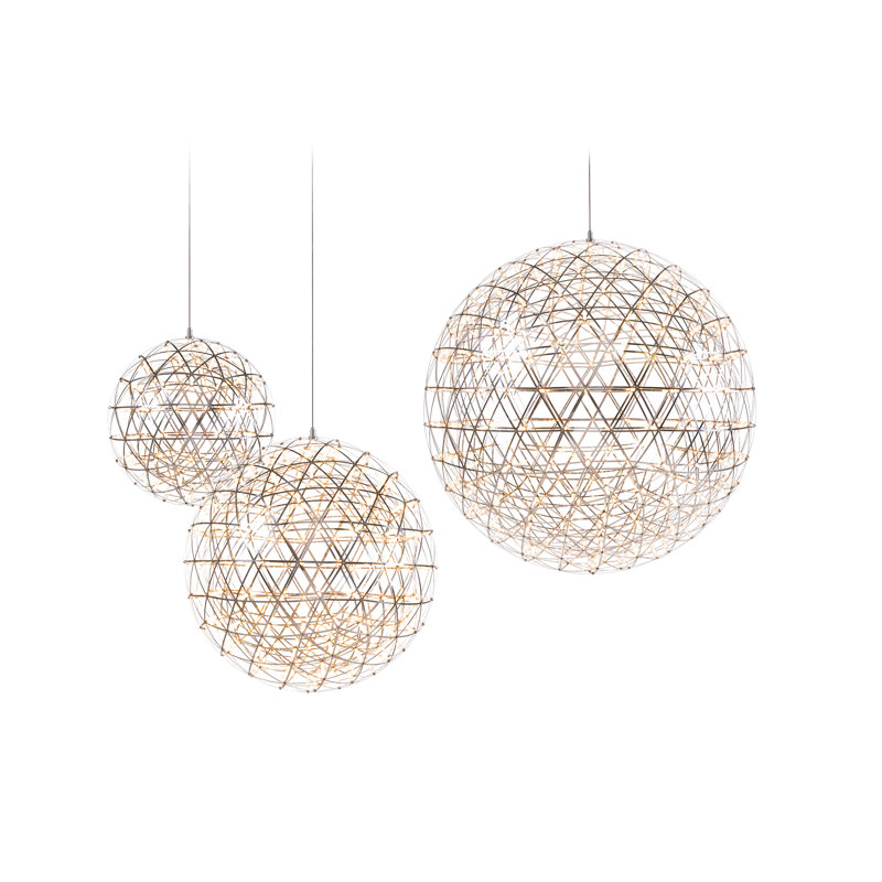 Raimond LED Chandelier,  24" H X 24" W X 24" D, 98.4"
