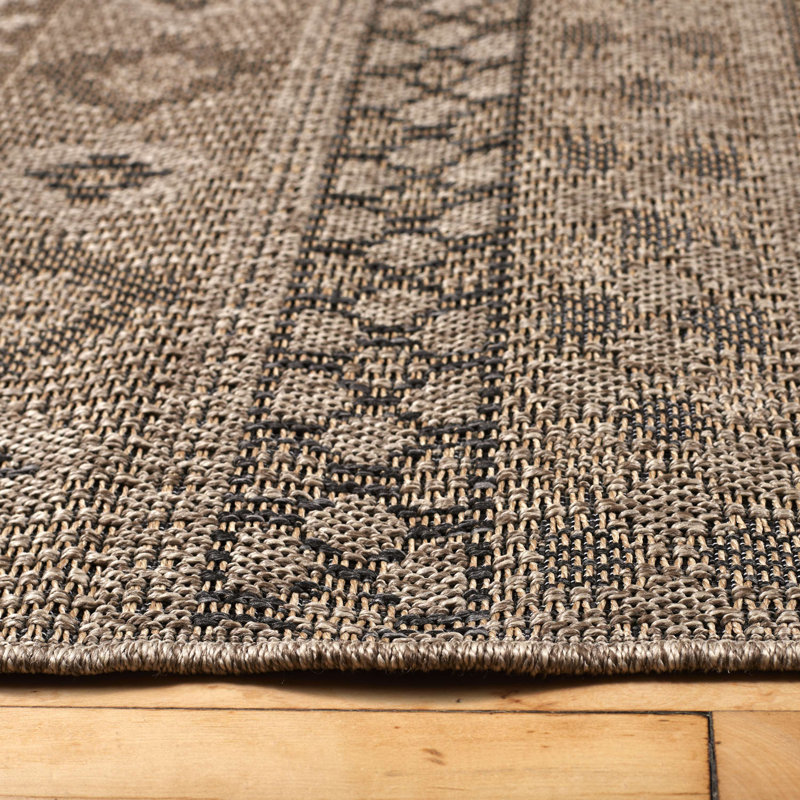 Tapis d'intérieur / extérieur à rayures, Rectangle 8 pi 10 po x 11 pi 10 po
