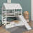 Twin Over Twin Bunk Bed With Trundle-456590457