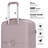 Luggage Sets 3 Piece, Hard Shell Suitcase Set With Double Spinner Wheels TSA Lock Carry On And Checked Travel Luggage, Greige(20/24/28)