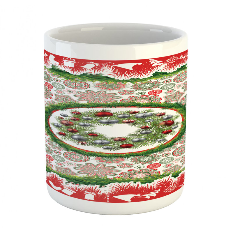 Grande tasse à café sapin