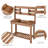 Kubilay Fir Potting Bench with Display Rack