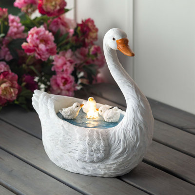 Leeven Indoor Birdbath Fountain with Lights