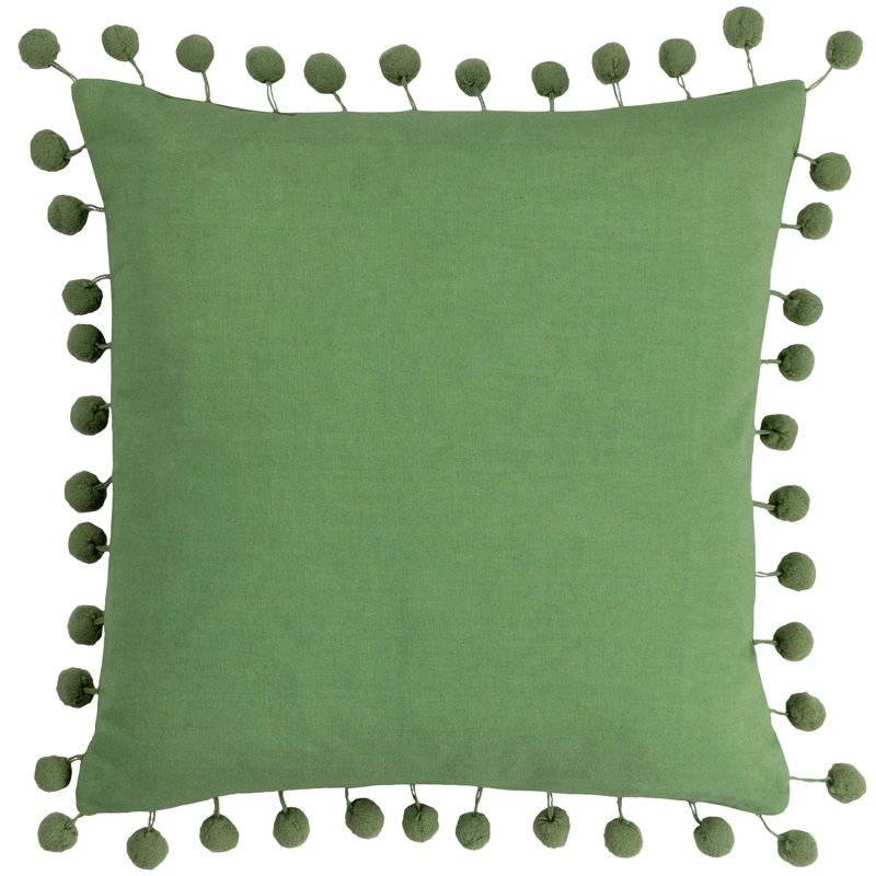Square Throw Pillow Cover, Leaf Green