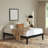 Marialana Contemporary Solid Wood Platform Bed with 13 Support Slats-2014991625-2014991622
