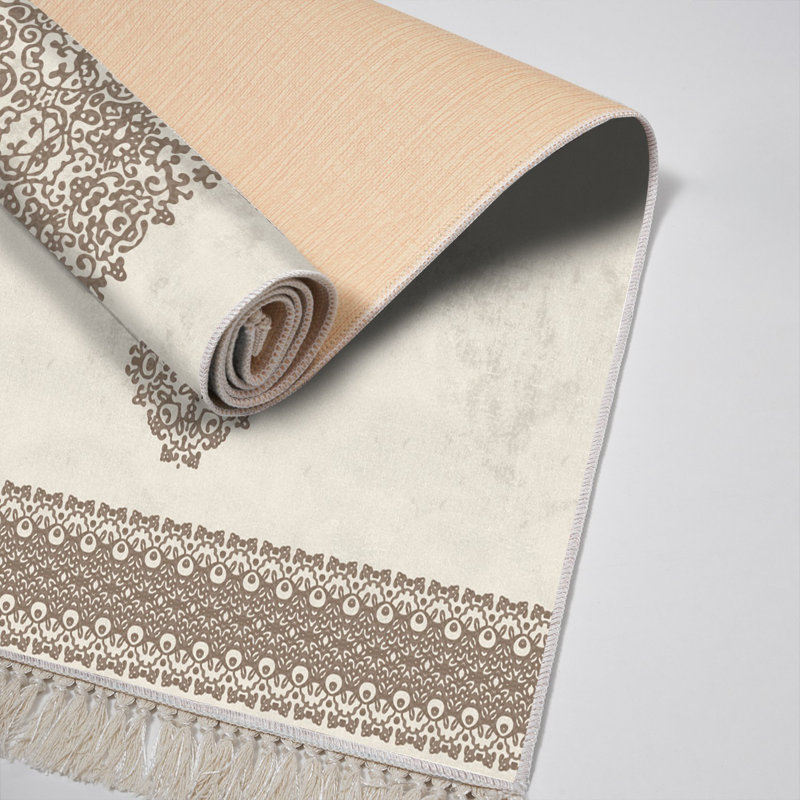 Tapis brun / beige Hayley, Rectangle 2 pi 7 po x 3 pi 11 po