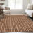 Premium Machine Washable Prisco Terracotta Rug-330801293