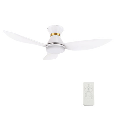 Ryatt Smart Ceiling Fan with Remote, Light Kit Included,Works with Google Assistant and Amazon Alexa,Siri Shortcut.