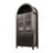 71" Fluted Tall Arched Pantry Cabinet With Adjustable Shelves, Elegant Display Storage With Hidden Drawer & Glass Door-1724259946