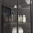 Modern 3-tier Corner Storage Cabinet With Tempered Glass Doors, Removeable Shelves & Metal Frame