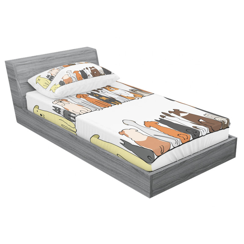 Microfiber Sheet Set, Twin XL Sheet Set with Fitted Sheet